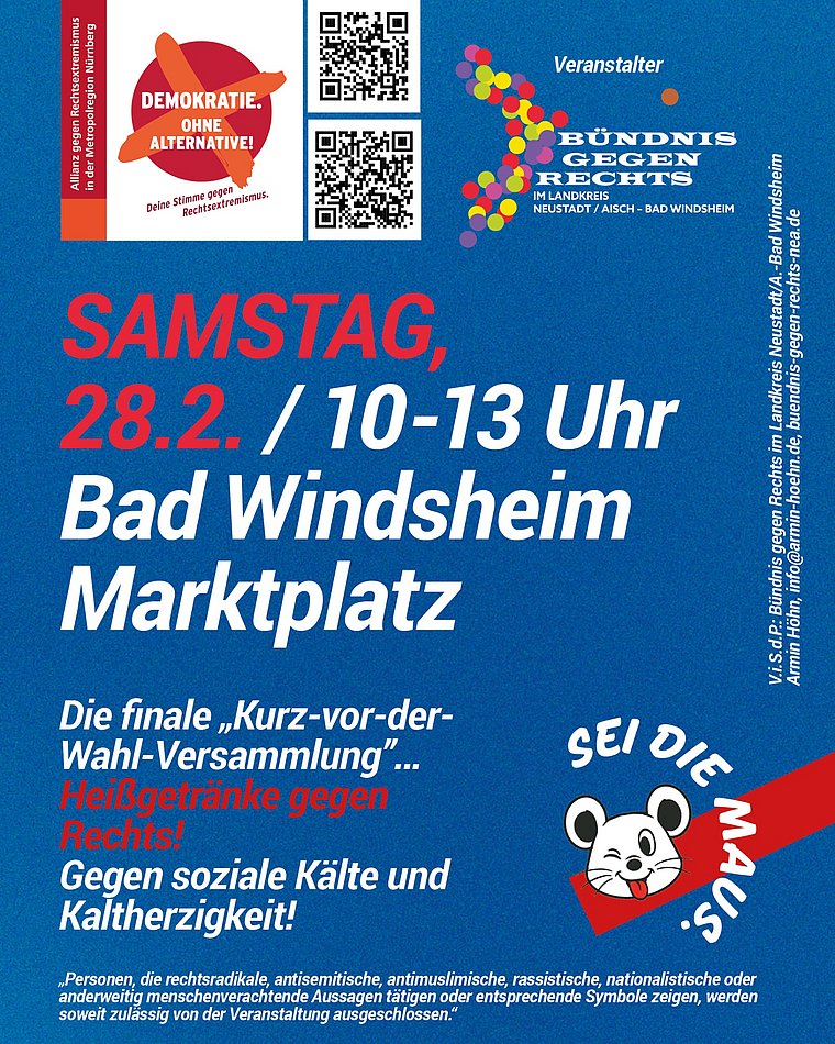 Die finale "Kurz-vor-der-Wahl-Versammlung"