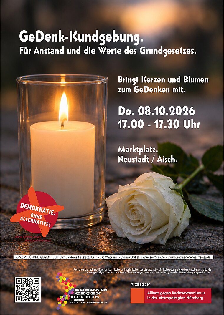 GeDenk-Kundgebung. Für Anstand und Grundwerte