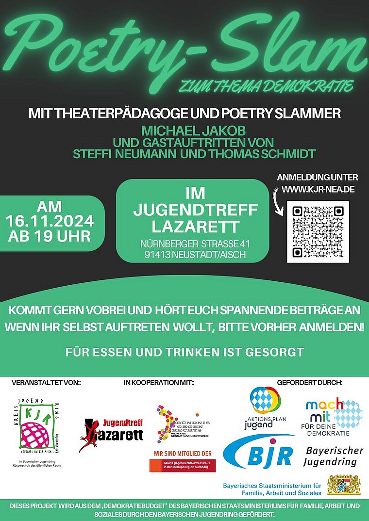 16.11.2024 im Jugendtreff Lazarett in Neustadt/ Aisch