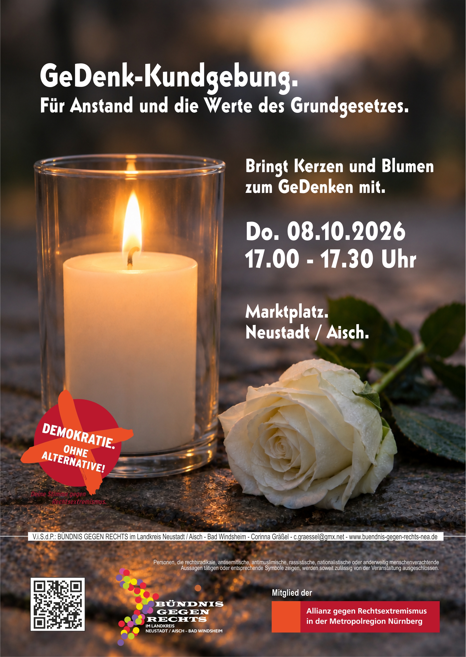 GeDenk-Kundgebung. Für Anstand und Grundwerte